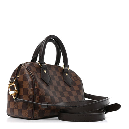 Louis Vuitton Damier Ebene Speedy Bandouliere 20 3 of 10