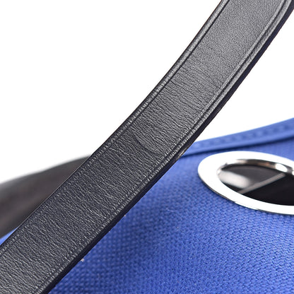 Hermes Toile Vache Hunter Herbag Zip 31 PM Bleu Electrique Bleu Indigo 8 of 11