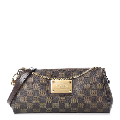 Louis Vuitton Damier Ebene Eva Clutch 1 of 10