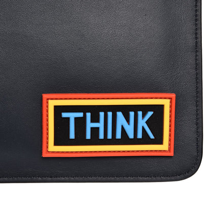 Fendi Calfskin Vocabulary Inlaid Pouch Multicolor 8 of 8