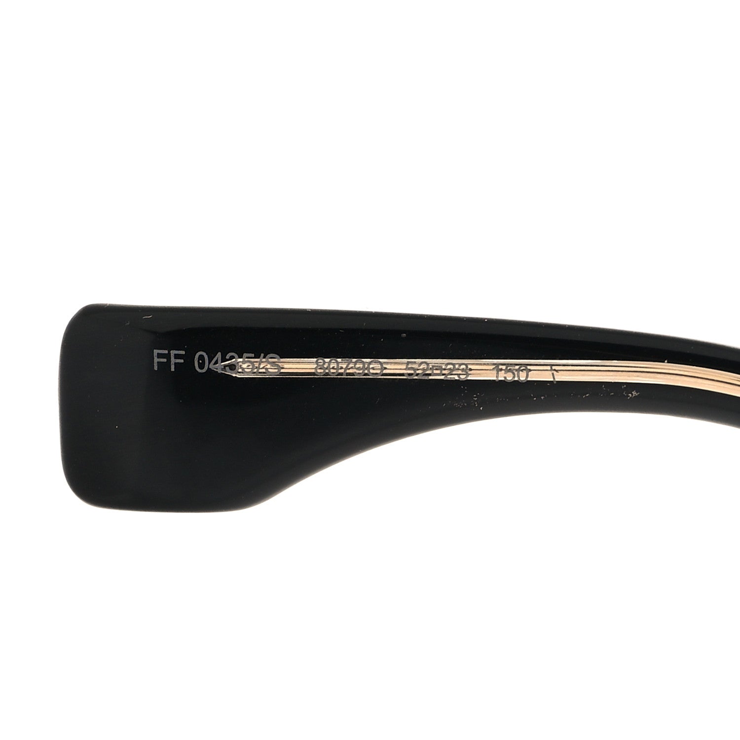 Fendi Acetate Cat Eye Sunglasses FF0435/S Black 6 of 7