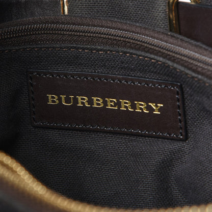 Burberry Haymarket Check Medium Walden Belted Hobo Chocolate 6 of 8
