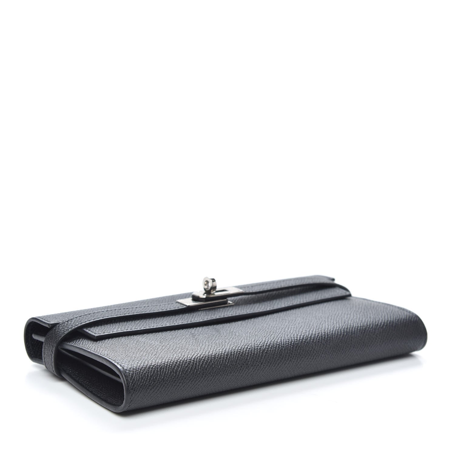 Hermes Epsom Kelly Longue Wallet Black 4 of 13