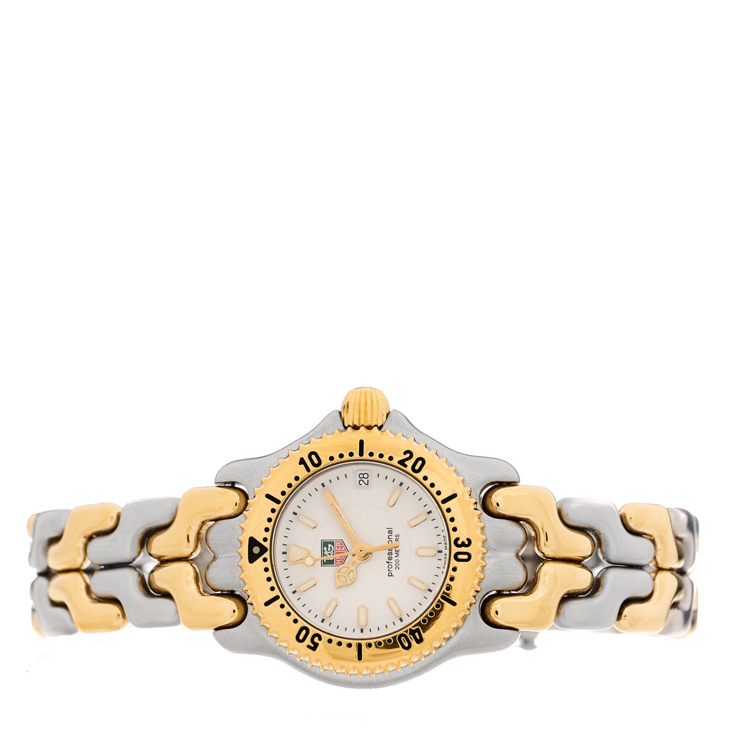 Stainless Steel 24mm Professional Quartz Watch White WG1422-0