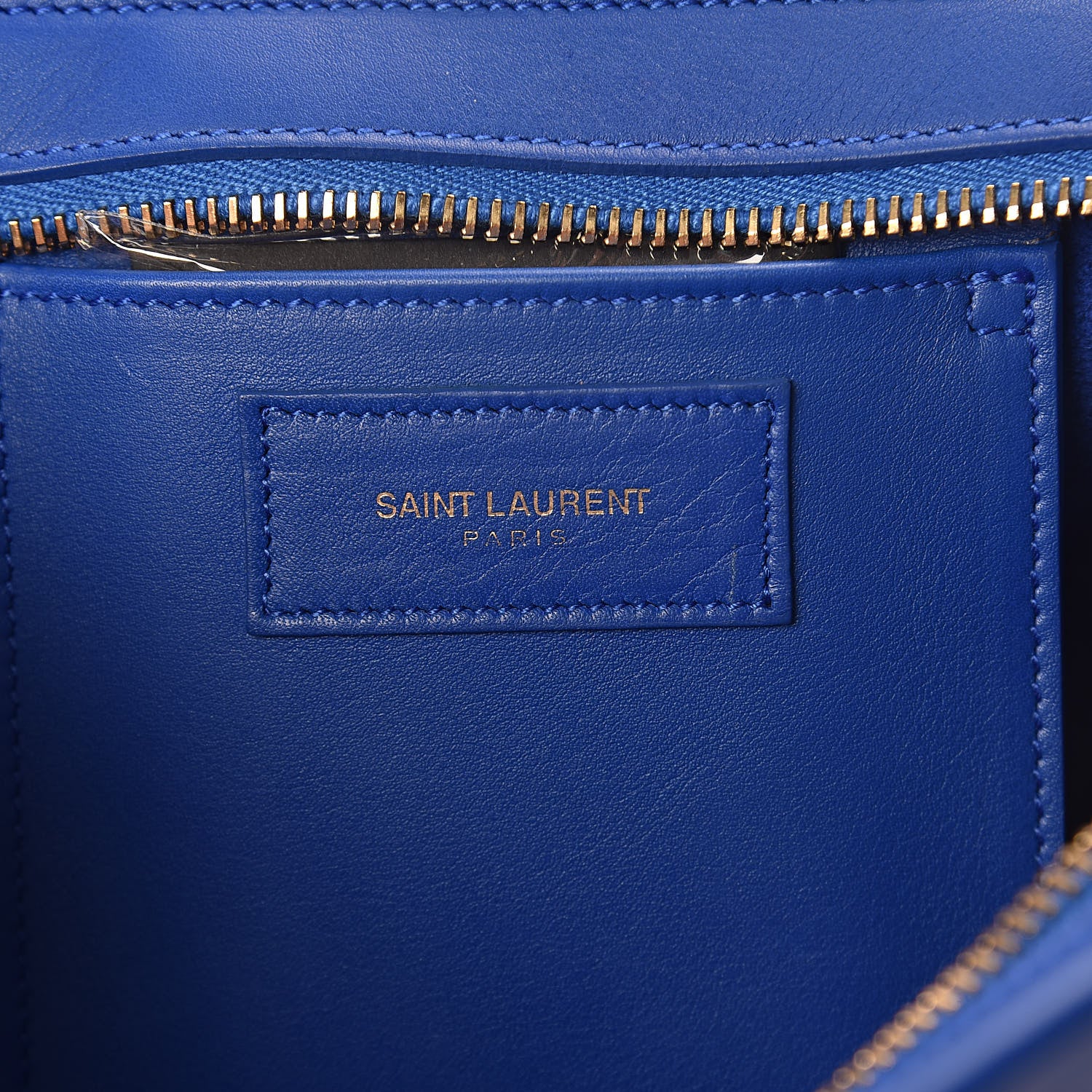 Saint Laurent Calfskin Small Classic Y Cabas Royal Blue 6 of 10