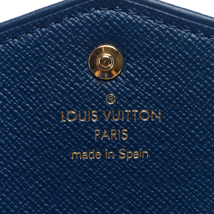 Louis Vuitton Monogram Jacquard Denim Sarah Wallet Bleu 6 of 6