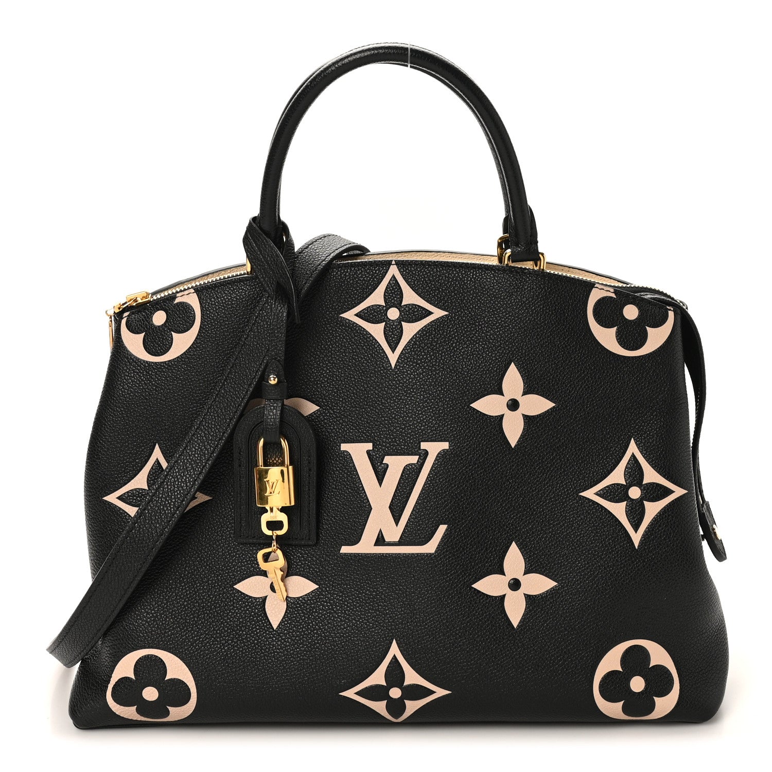 Louis Vuitton Empreinte Monogram Giant Grand Palais Black Beige