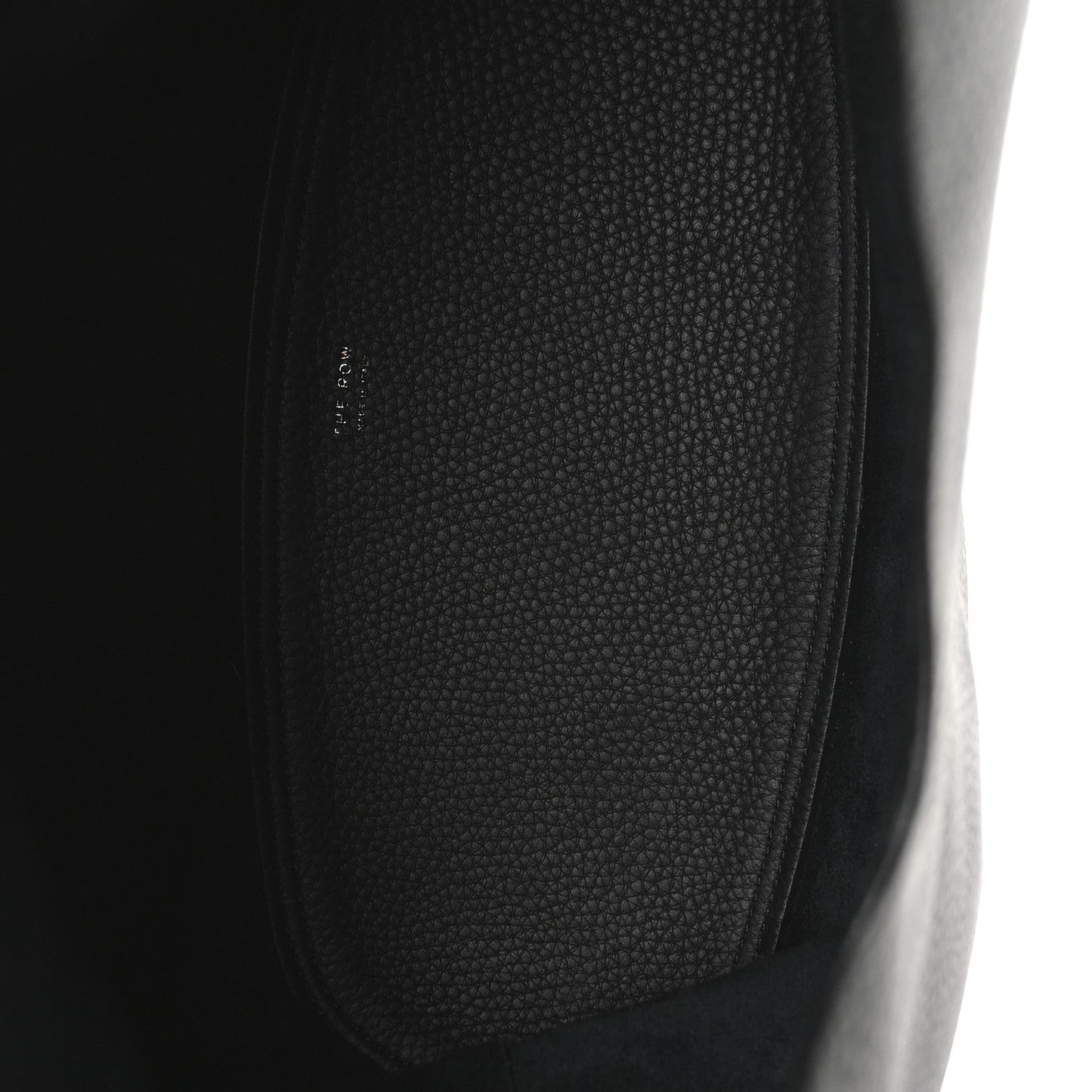 Grained Calfskin Bindle Three Bag Black