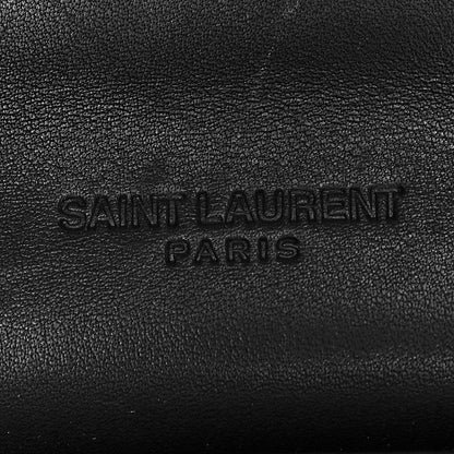 Saint Laurent Smooth Calfskin Classic Monogram Small Kaia Satchel Black 6 of 11