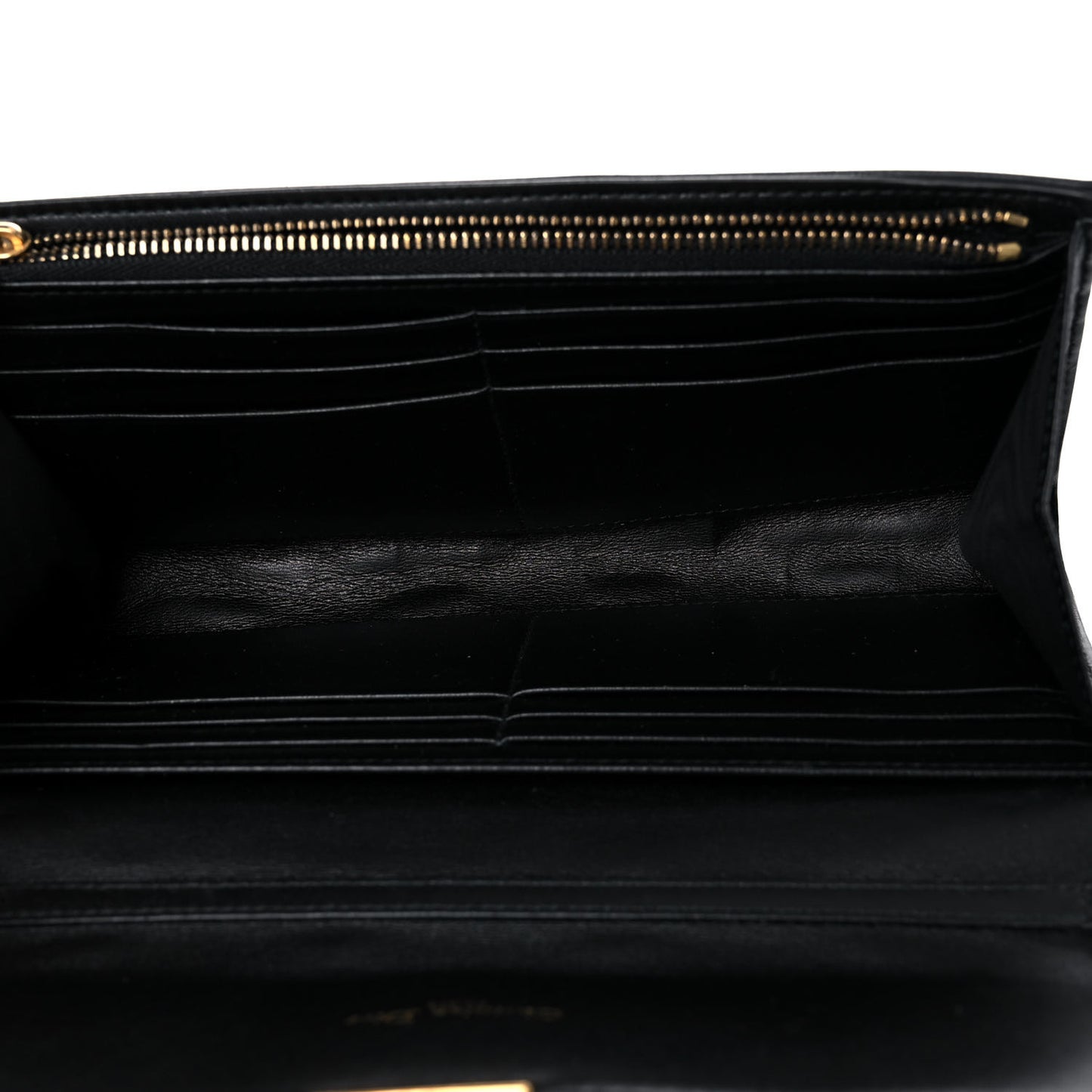 Lambskin Cannage Studded Dioraddict Wallet on Chain Black