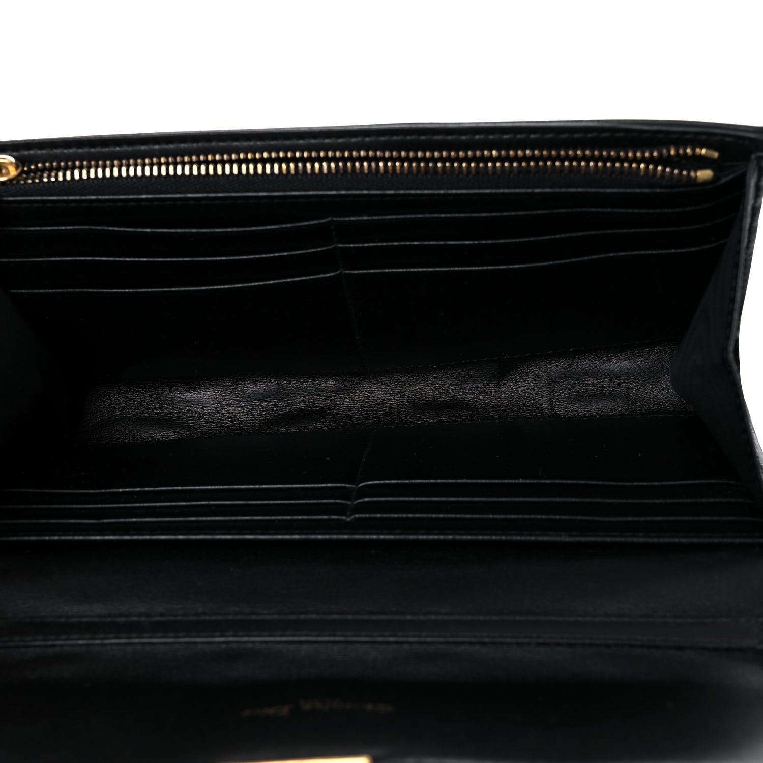 Christian Dior Lambskin Cannage Studded Dioraddict Wallet on Chain Black 5 of 13
