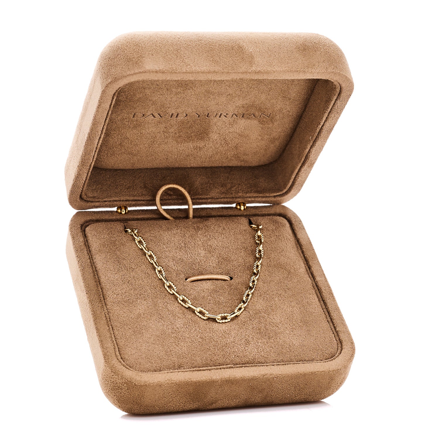 David Yurman 18K Yellow Gold 3mm Madison Chain Necklace 5 of 5