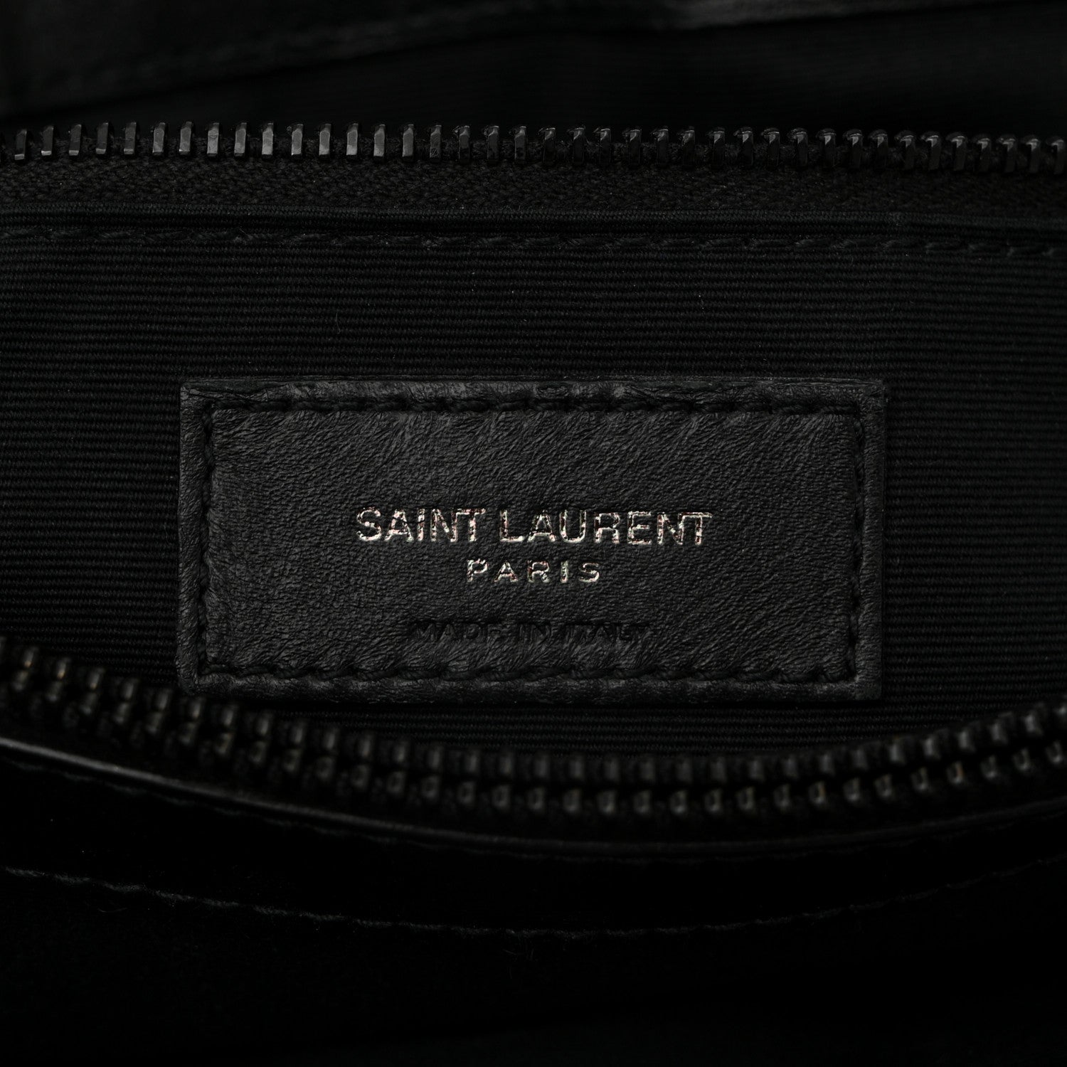 Saint Laurent Calfskin Y Quilted Monogram Monochrome Medium Loulou Chain Satchel Black 6 of 10