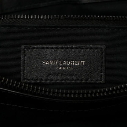 Saint Laurent Calfskin Y Quilted Monogram Monochrome Medium Loulou Chain Satchel Black 6 of 10
