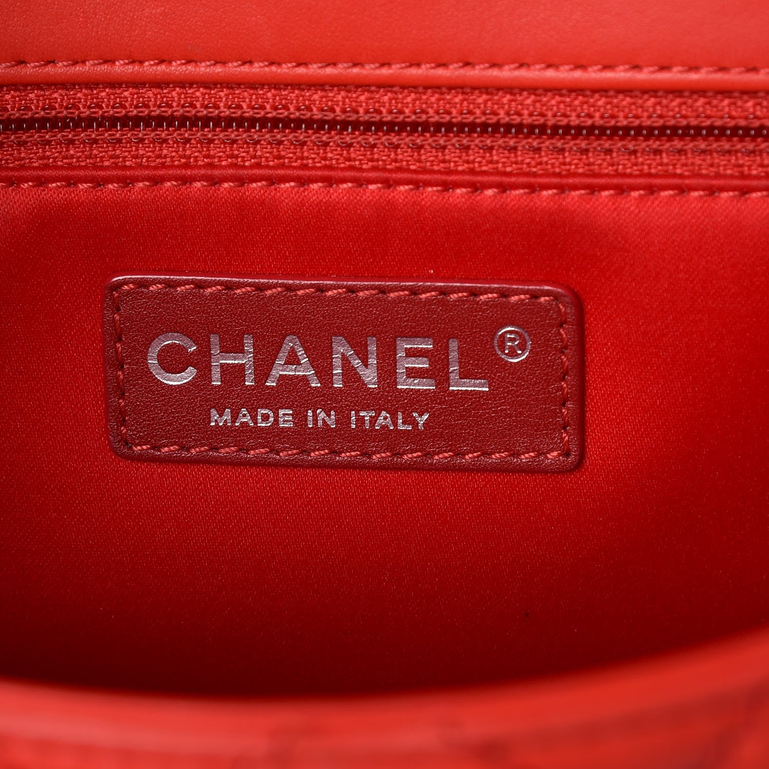 Chanel Lambskin Quilted Easy Carry Jumbo Flap Red 6 of 15