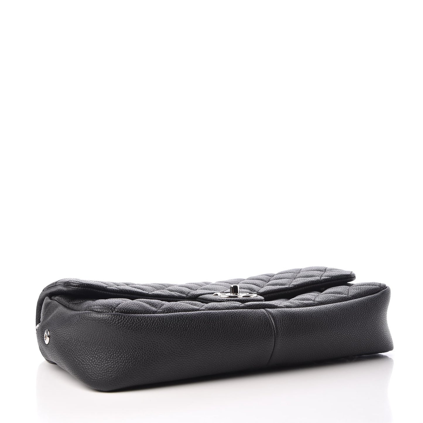 Caviar Quilted Jumbo Easy Flap Black