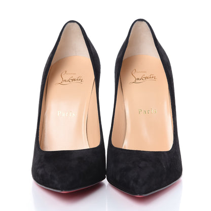 Christian Louboutin Veau Velours Alminette 100 Pumps 38 Black 2 of 10