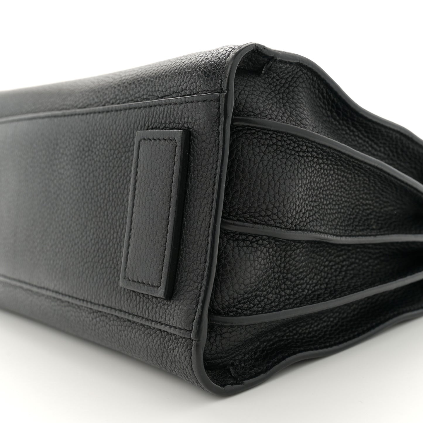 Grained Calfskin Baby Sac De Jour Souple Black