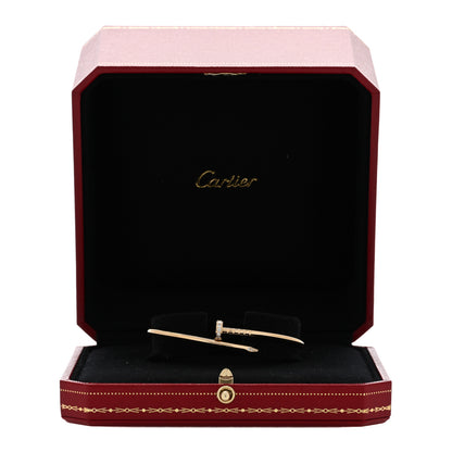 Cartier 18K Yellow Gold Diamond Small Juste Un Clou Bracelet 16 4 of 4
