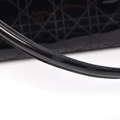 Christian Dior Patent Cannage Stitched East West Lady Dior Black 11 of 13