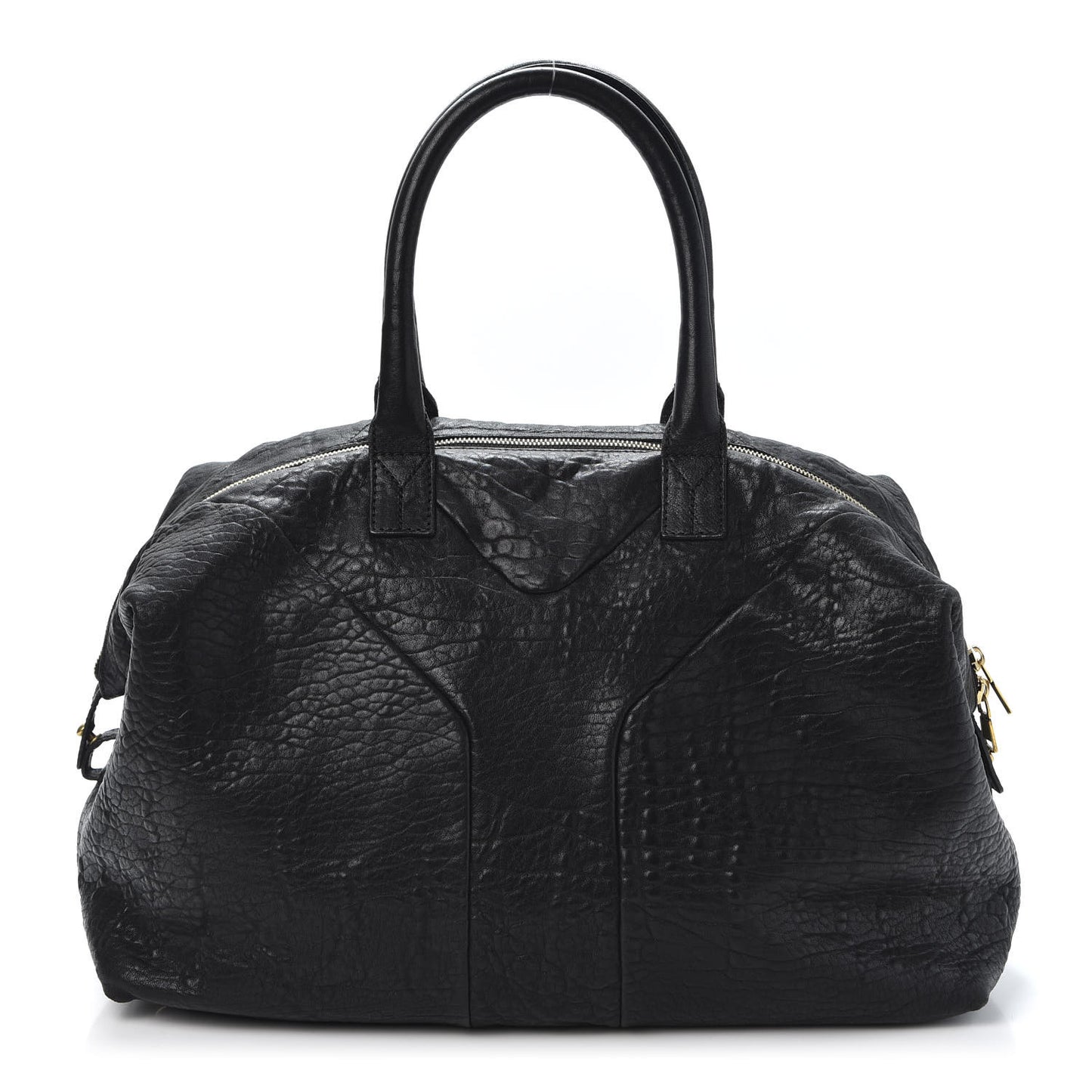 Pebbled Lambskin Medium Easy Sac Black