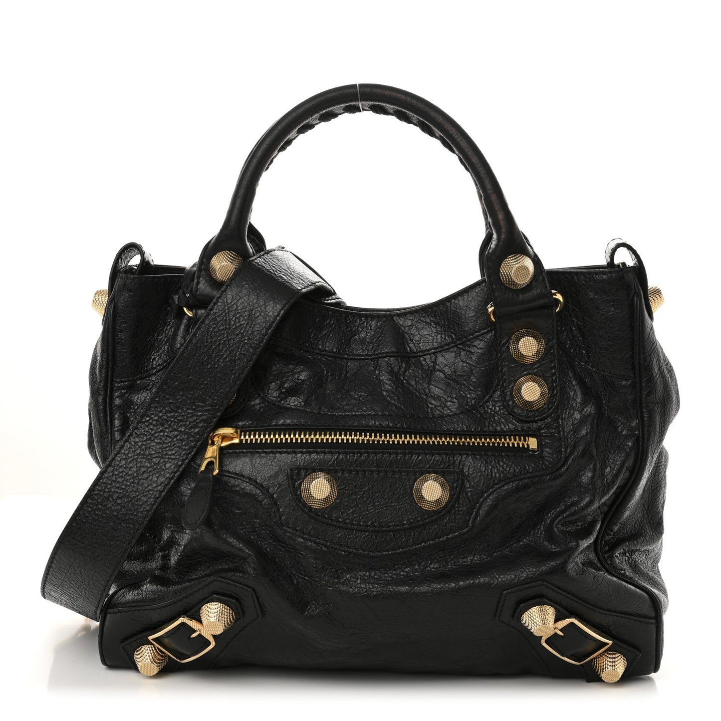 Agneau Giant 21 Gold Hardware Velo Black