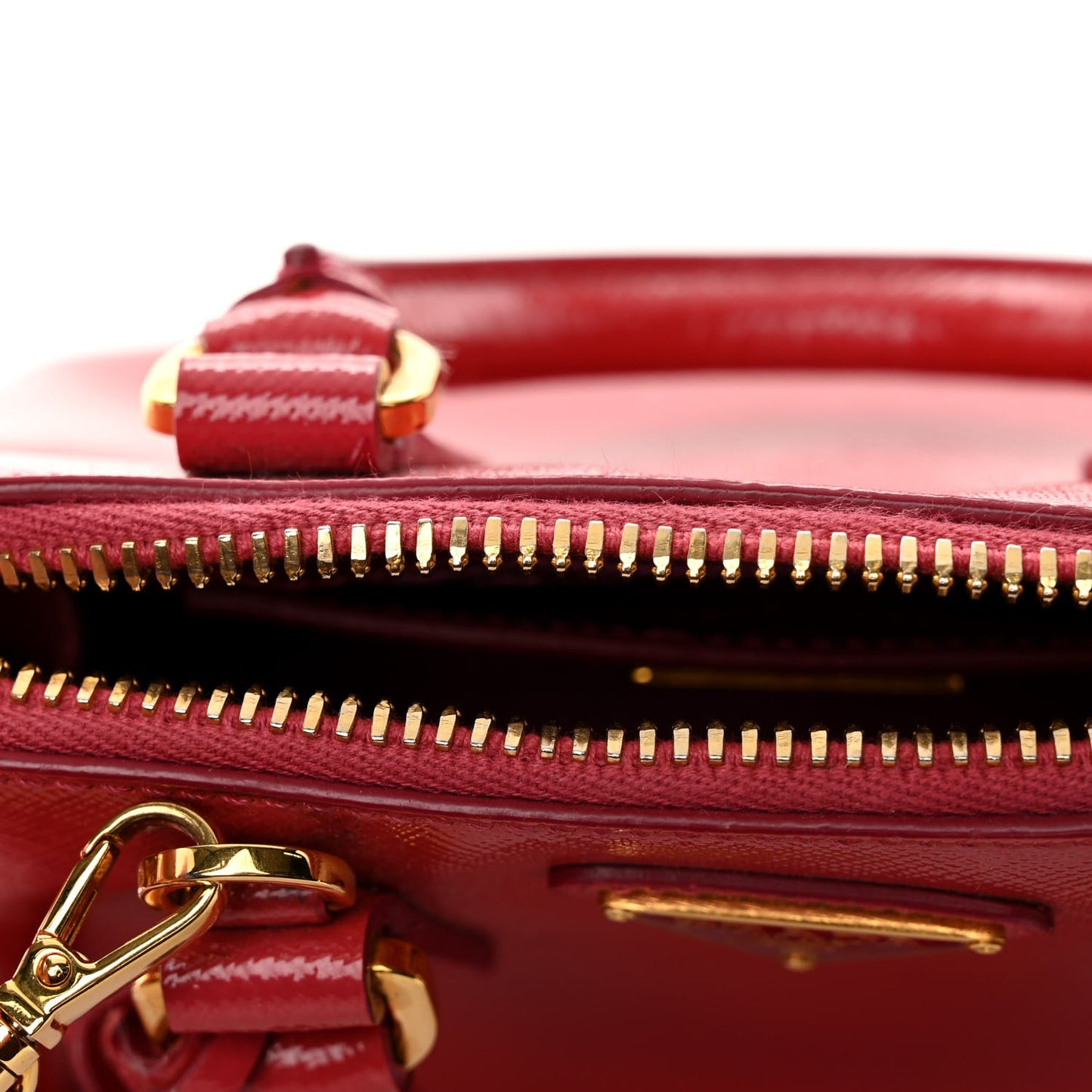 Saffiano Lux Mini Promenade Tote Fuoco