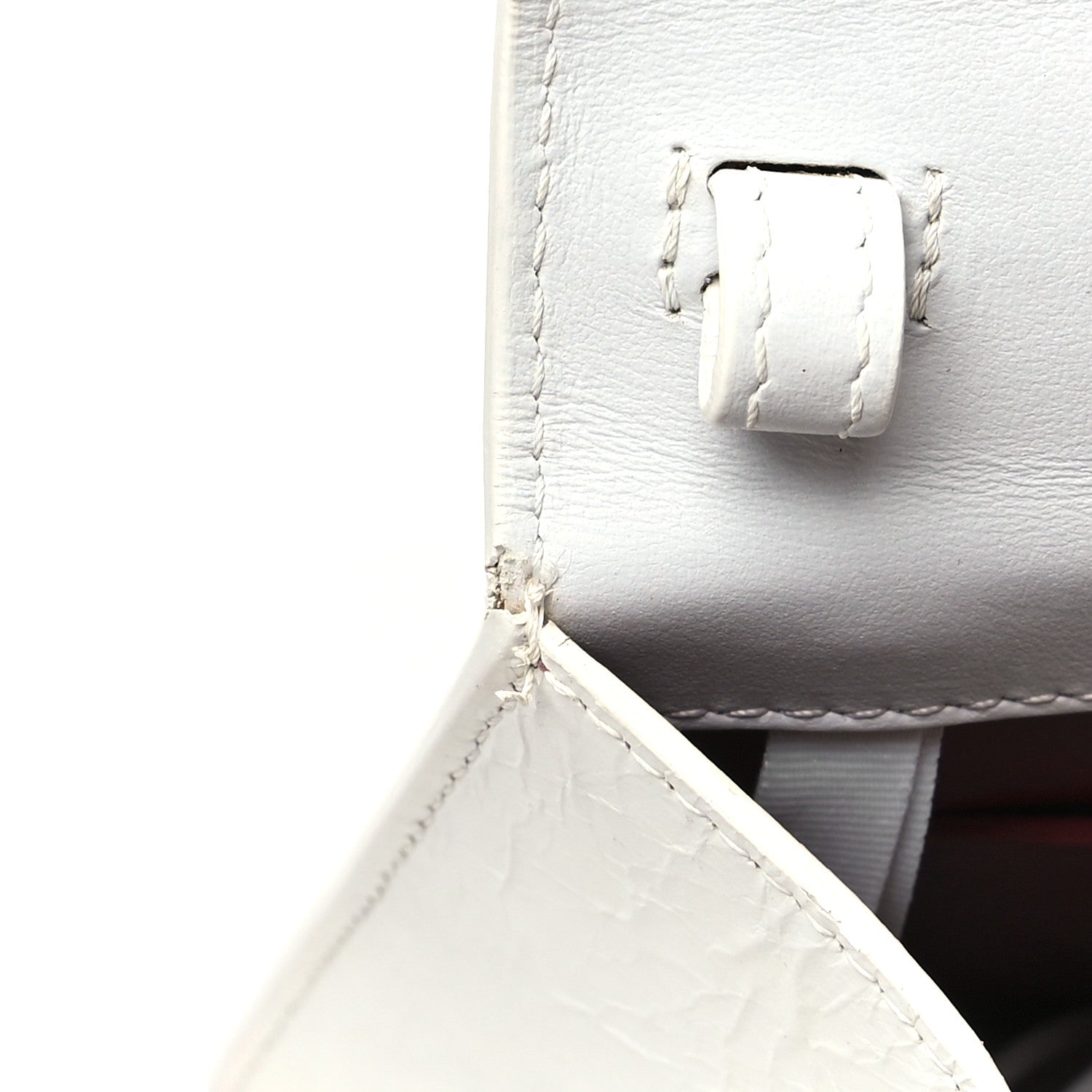 Off-White Aged Calfskin Jitney 1.4 Shoulder Bag Silver 10 of 13