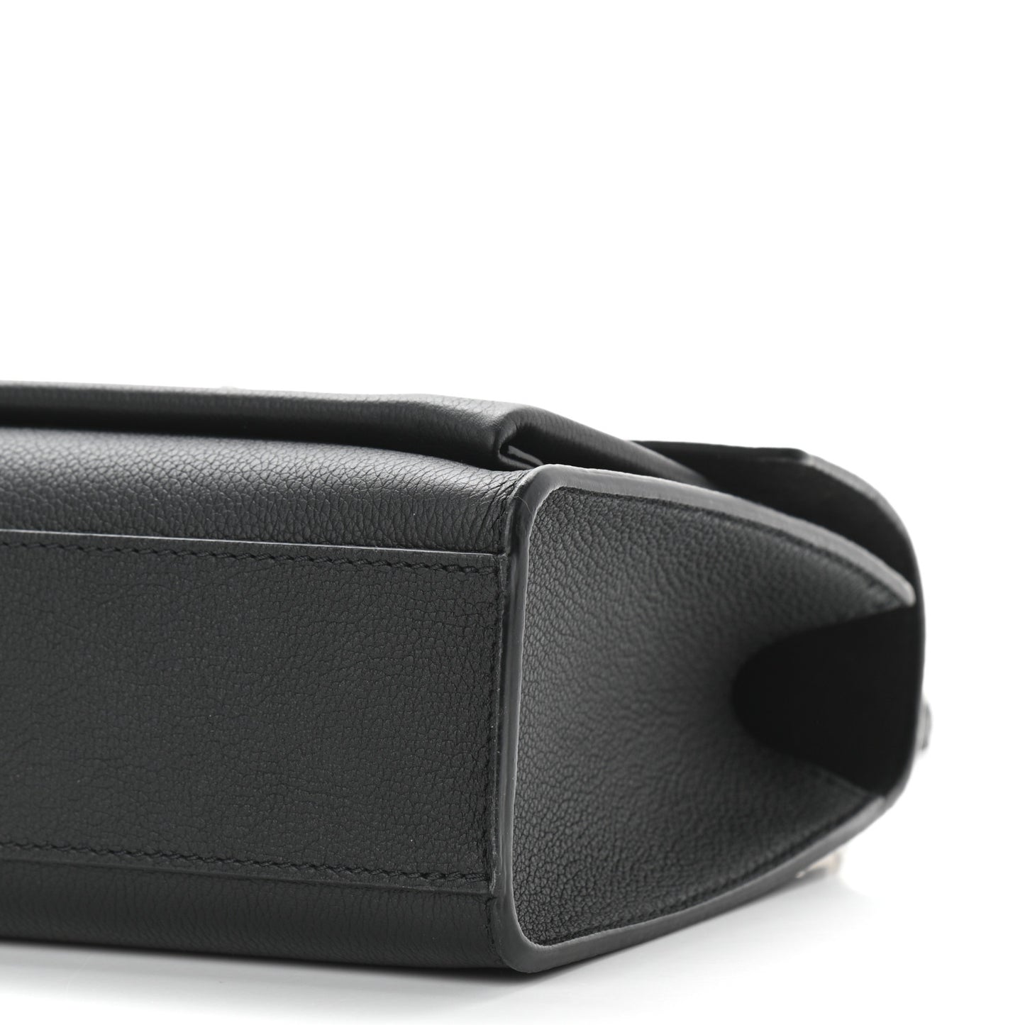Soft Calfskin Mylockme Chain Bag BB Black