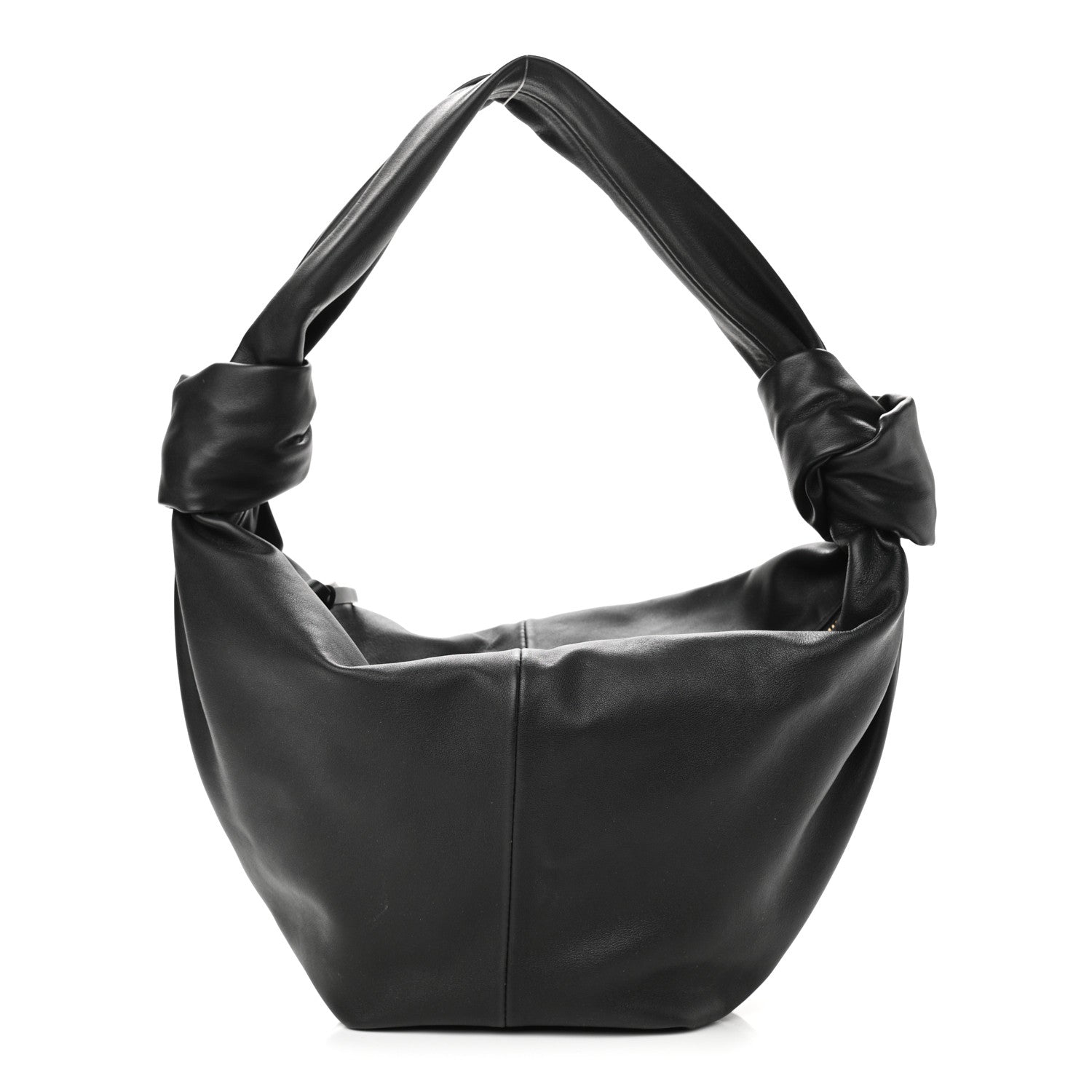 Bottega Veneta Calfskin Teen Double Knot Hobo Black 1 of 9