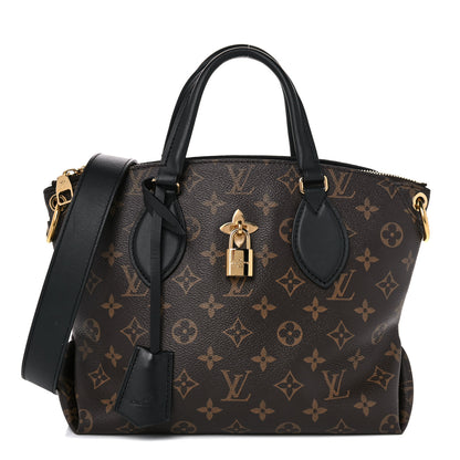 Louis Vuitton Monogram Flower Zipped Tote PM Black 1 of 19