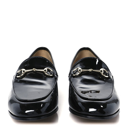 Gucci Patent Womens Jordaan Loafers 39.5 Black 3 of 12