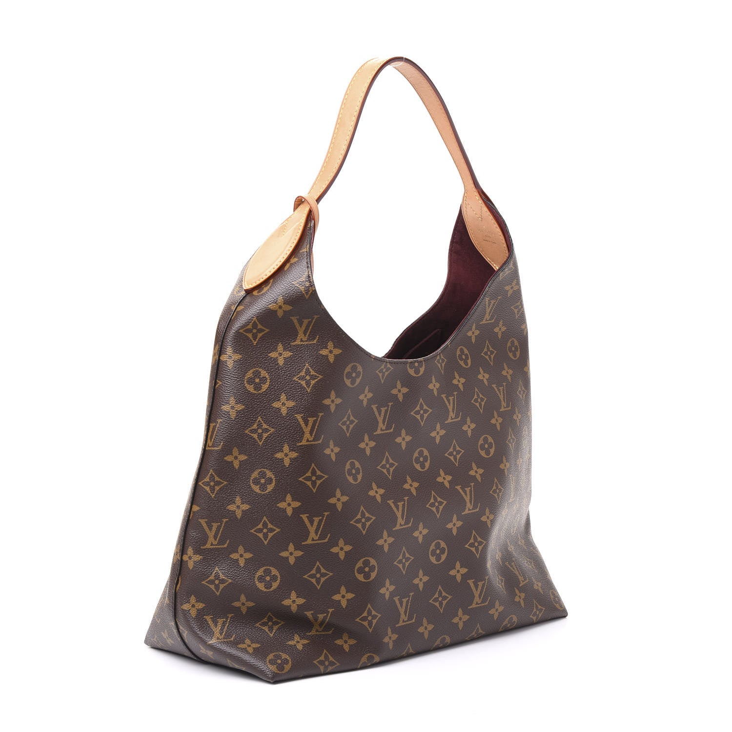 Louis Vuitton Monogram Flower Hobo Beige 2 of 11