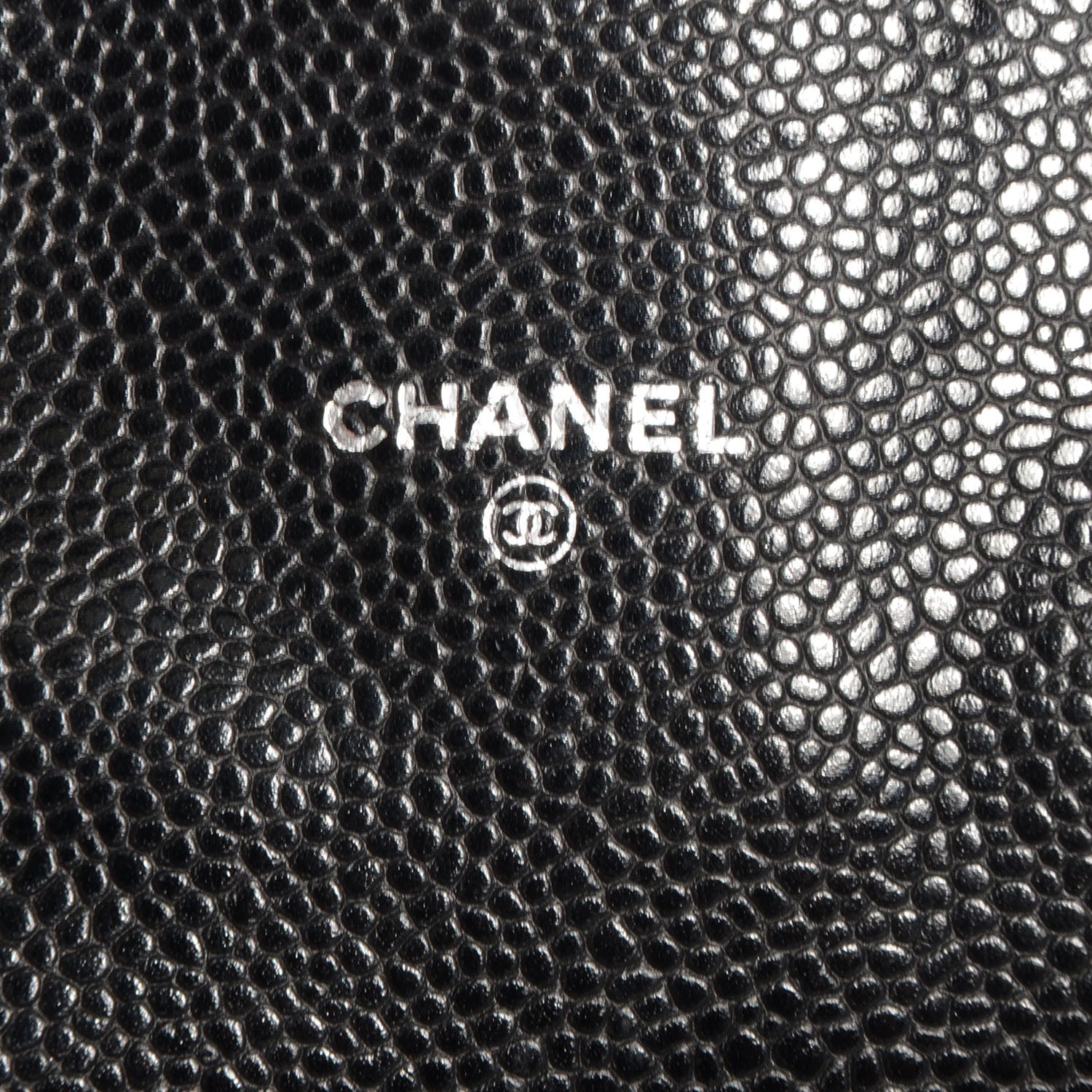 Chanel Caviar Half Moon Wallet On Chain WOC Black 6 of 8