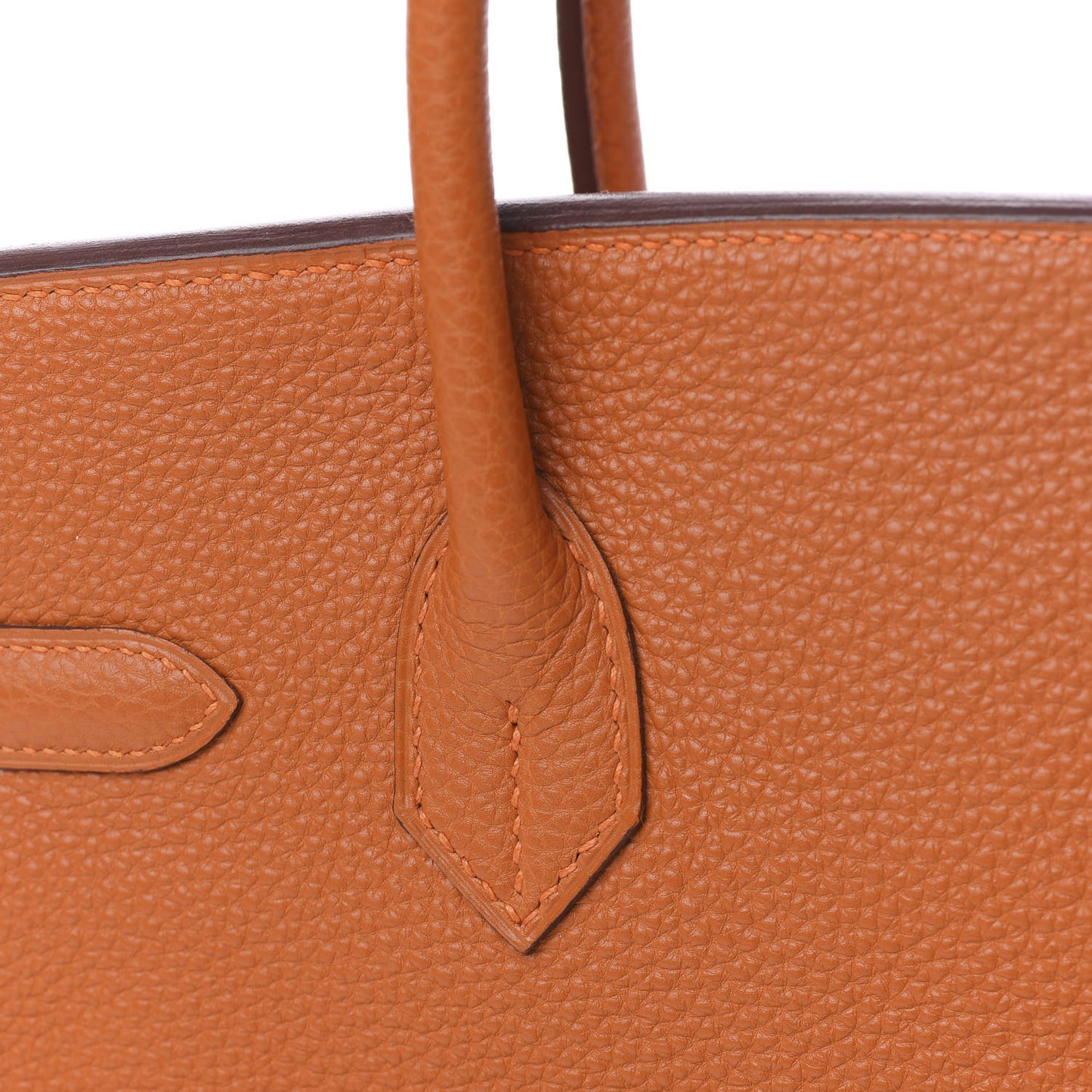 Togo Verso Birkin 30 Potiron Fauve