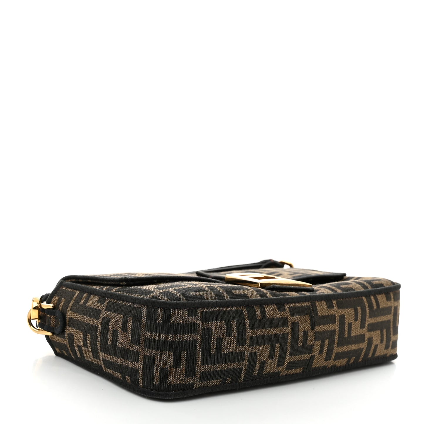 Fabric Jacquard FF 1974 Medium Baguette Tobacco Moro Black