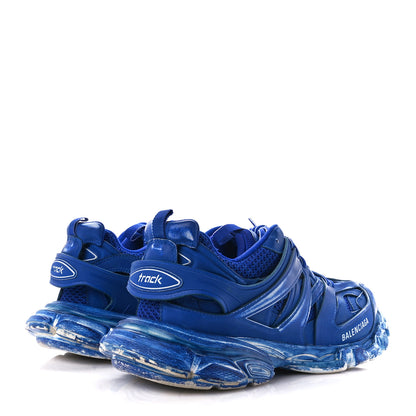 Balenciaga Mesh Nylon Mens Track Sneakers 44 Faded Blue 4 of 8
