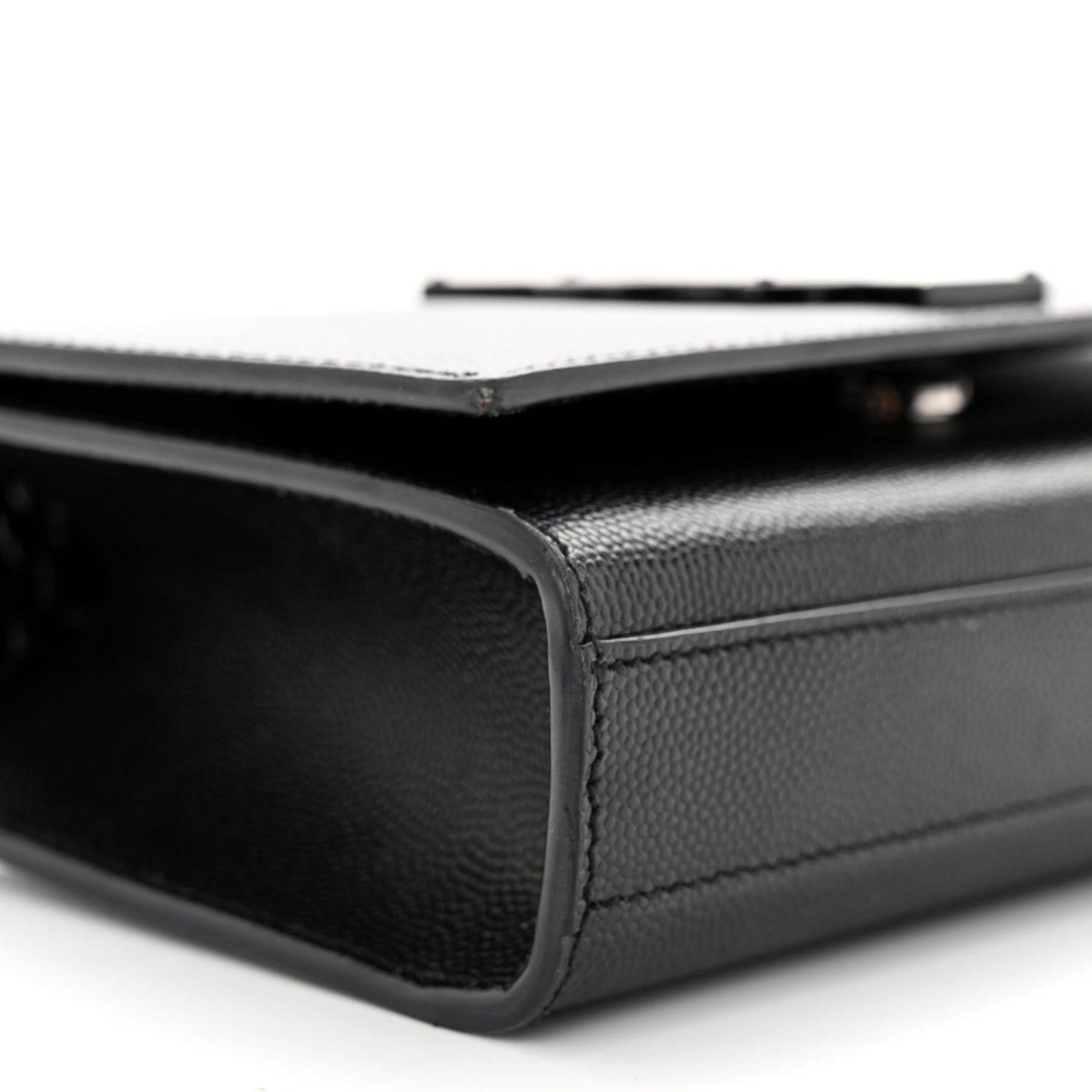 Grain De Poudre Small Monogram Monochrome Kate Satchel Black