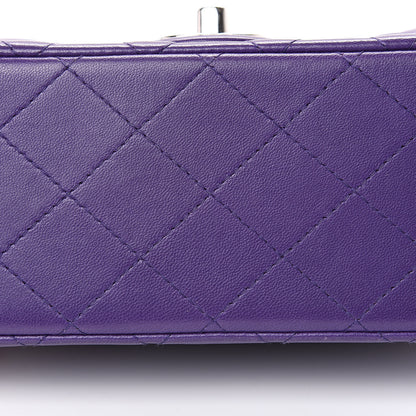 Chanel Lambskin Quilted Mini Square Flap Purple 11 of 15