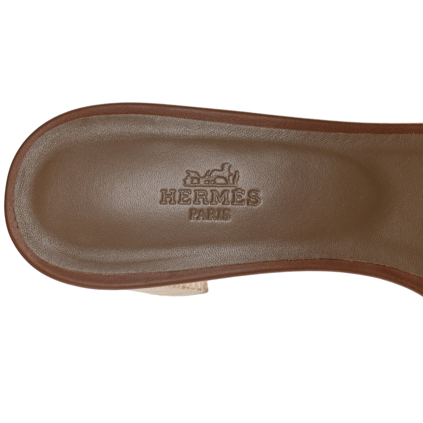 Calfskin Oasis Sandals 40 Gold