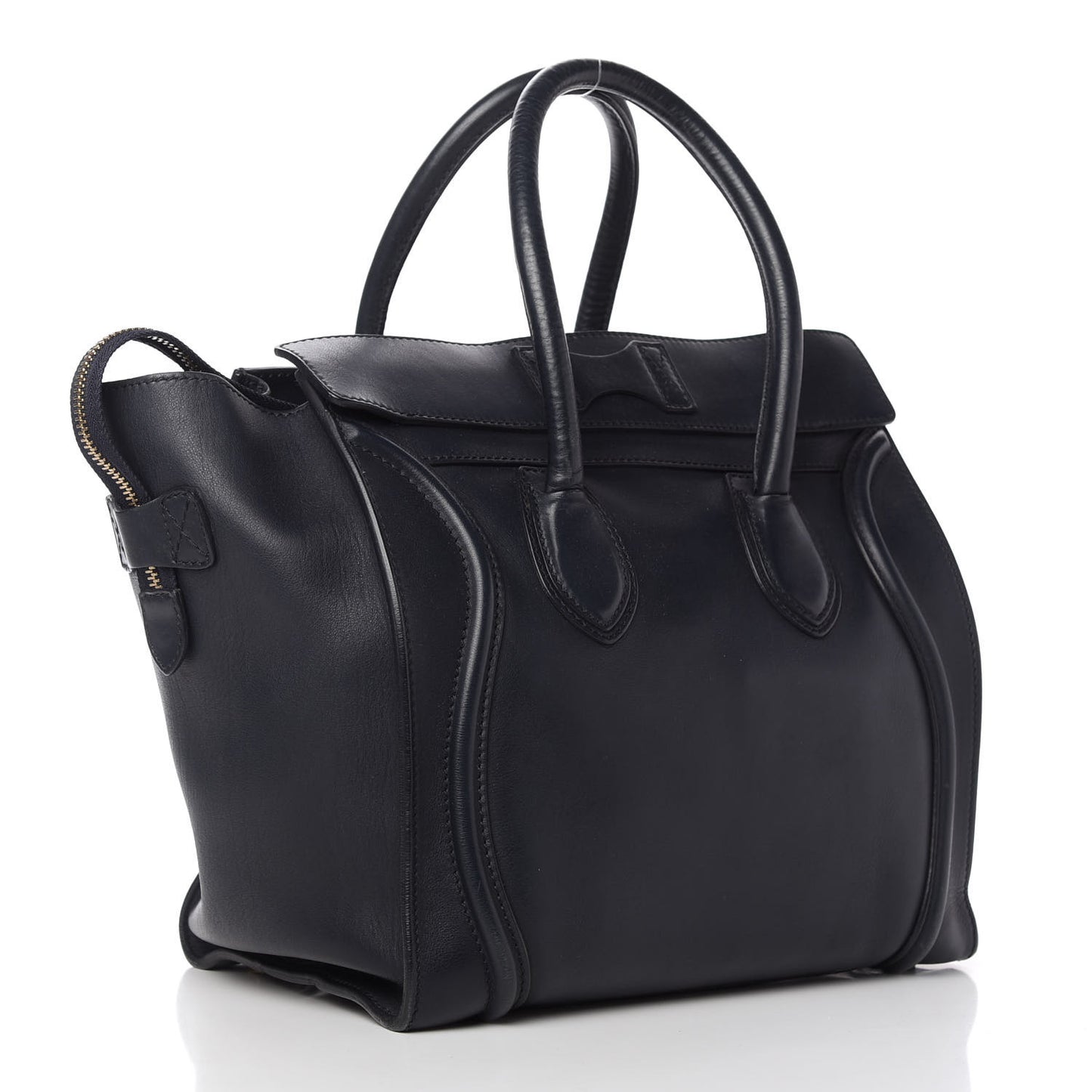 Smooth Calfskin Mini Luggage Midnight