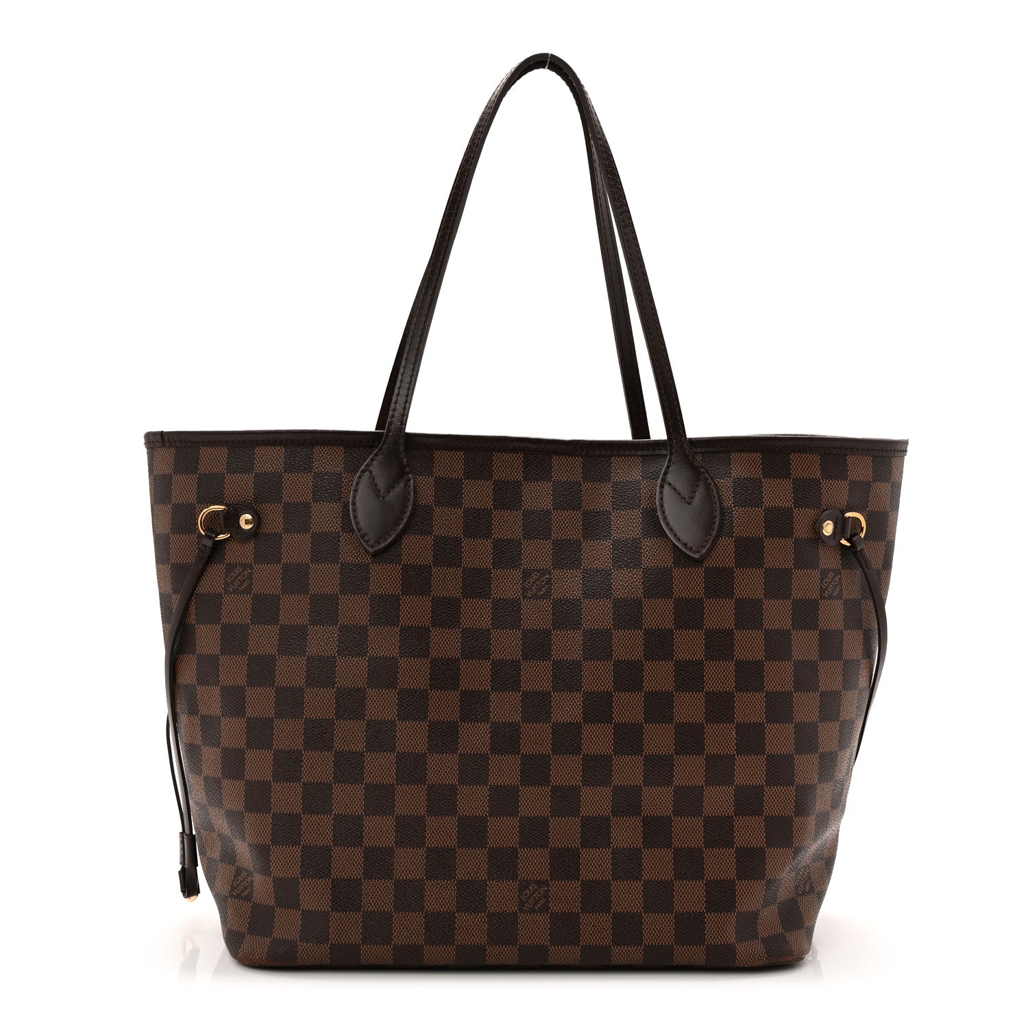 Louis Vuitton Damier Ebene Neo Neverfull MM Rose Ballerine 1 of 13