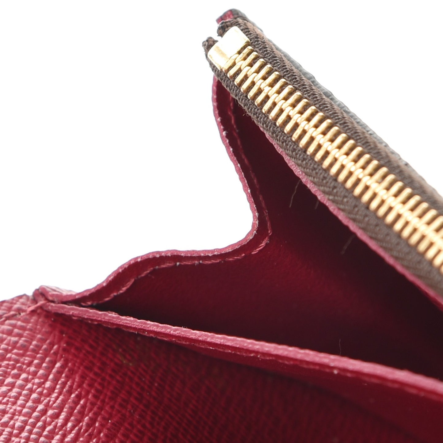 Monogram Rosalie Coin Purse Fuchsia