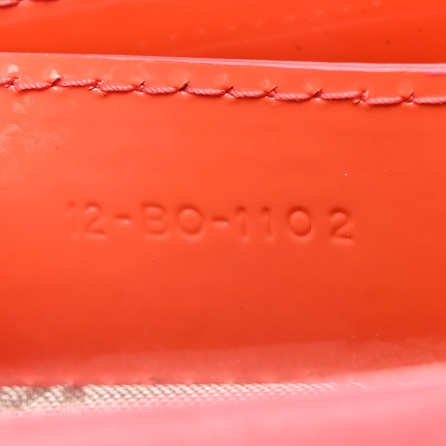 Christian Dior Patent Cannage Medium Lady Dior Orange 7 of 10
