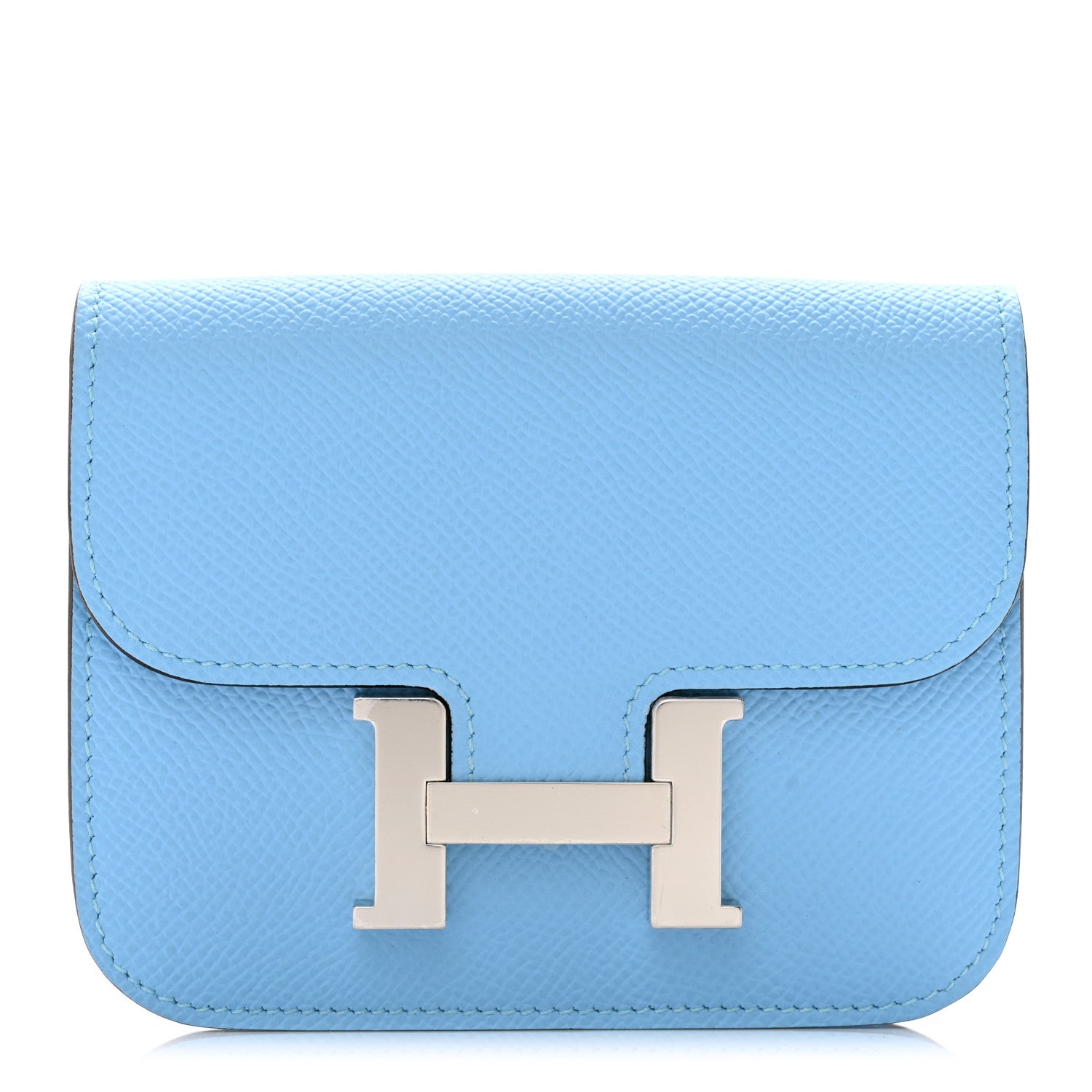 Hermes Epsom Constance Slim Wallet Celeste 1 of 8