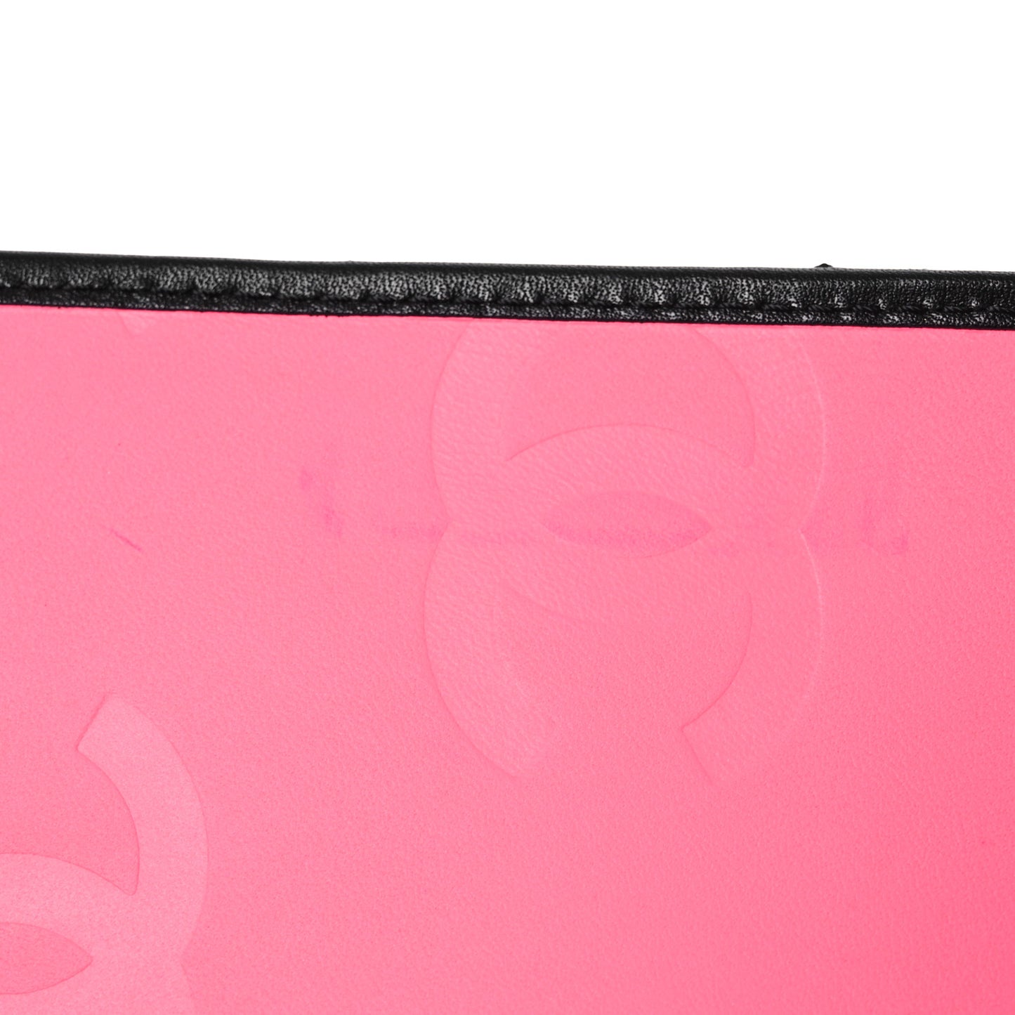 Calfskin Quilted Small Cambon Agenda Planner Black