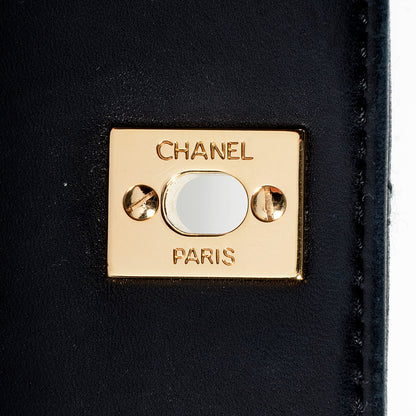 Chanel Lambskin Quilted Medium Kelly Flap Bag Black 8 of 8