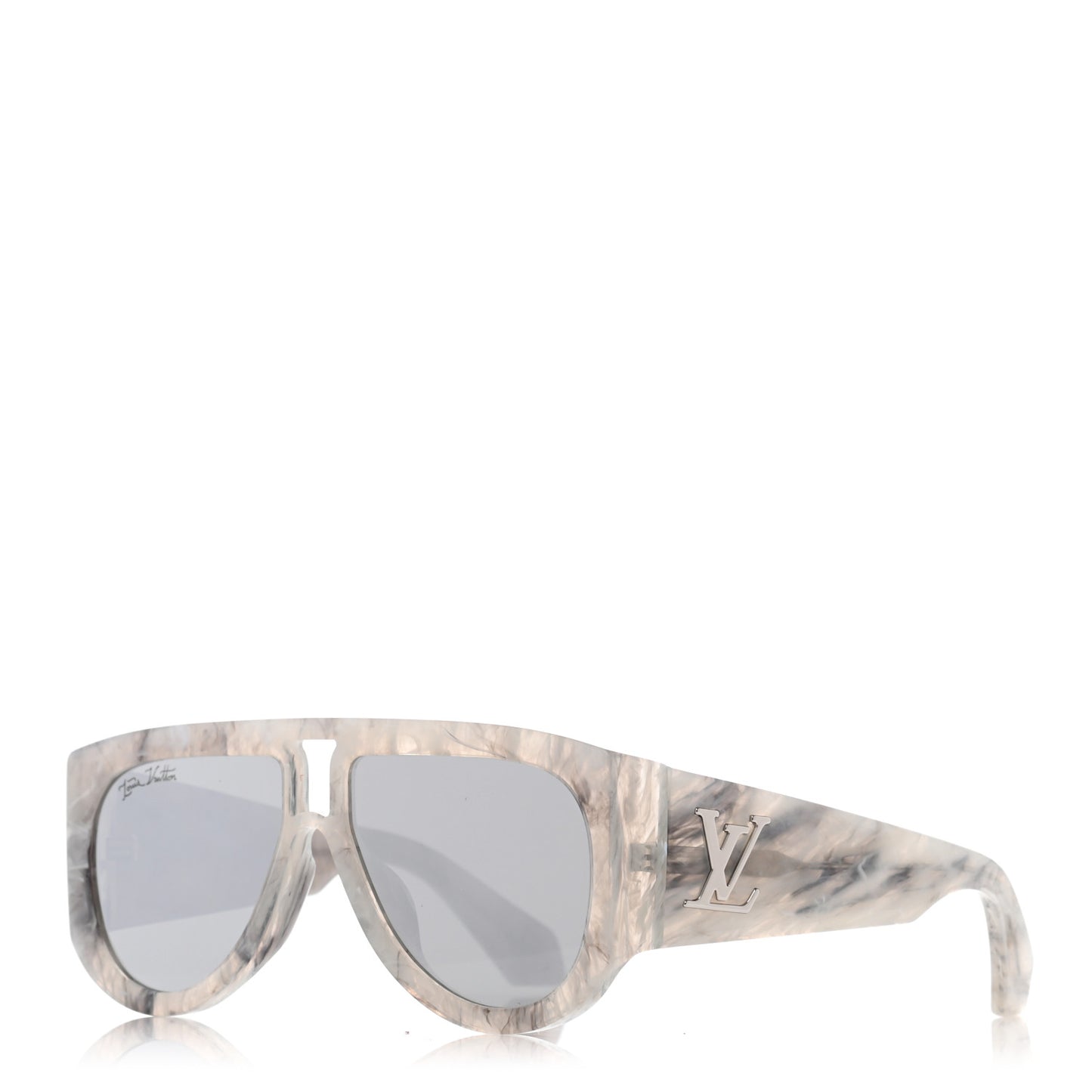 Acetate Selby Sunglasses Z1248E White Marble