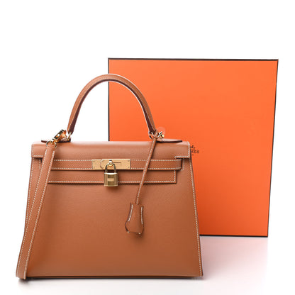 Hermes Epsom Kelly Sellier 28 Gold 11 of 11