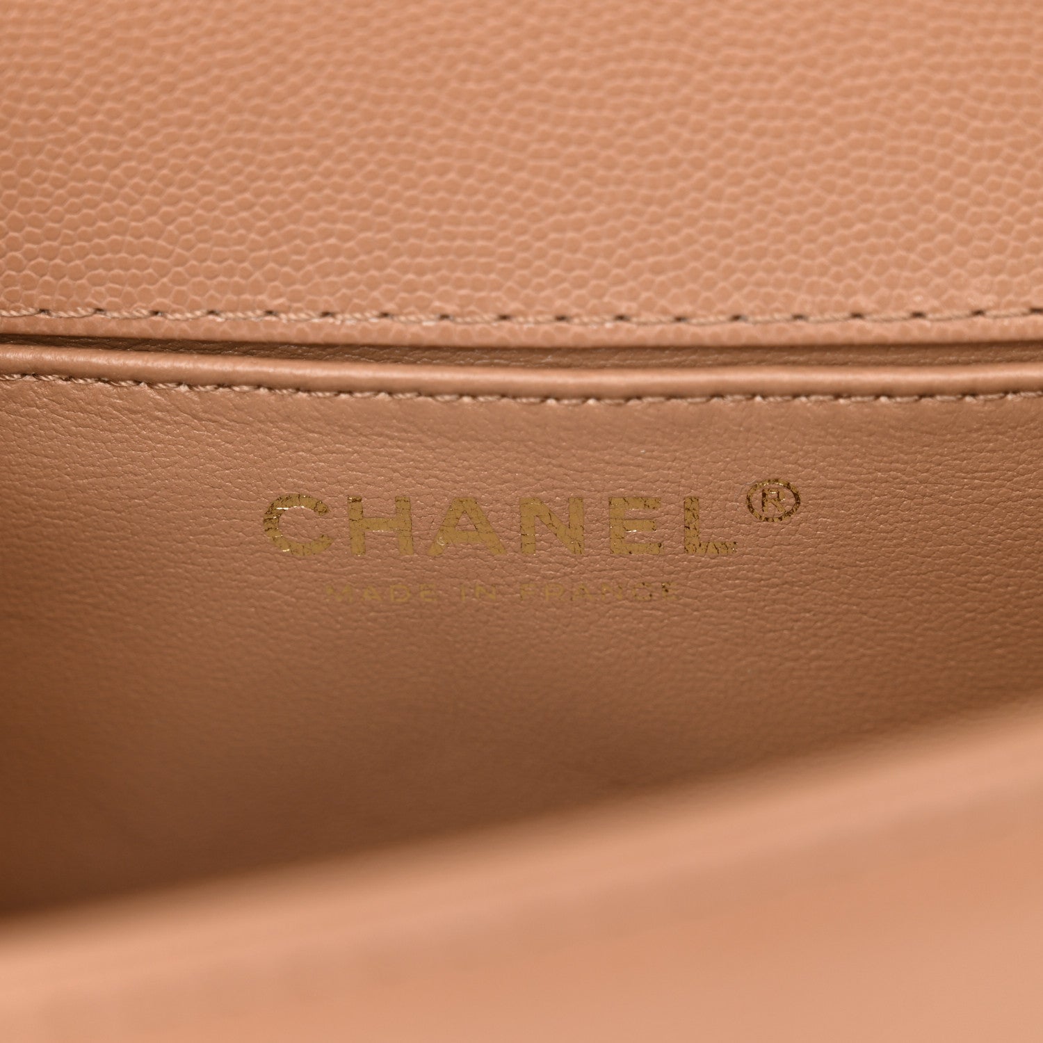 Chanel Caviar Quilted Small Top Handle Boy Flap Beige 6 of 11